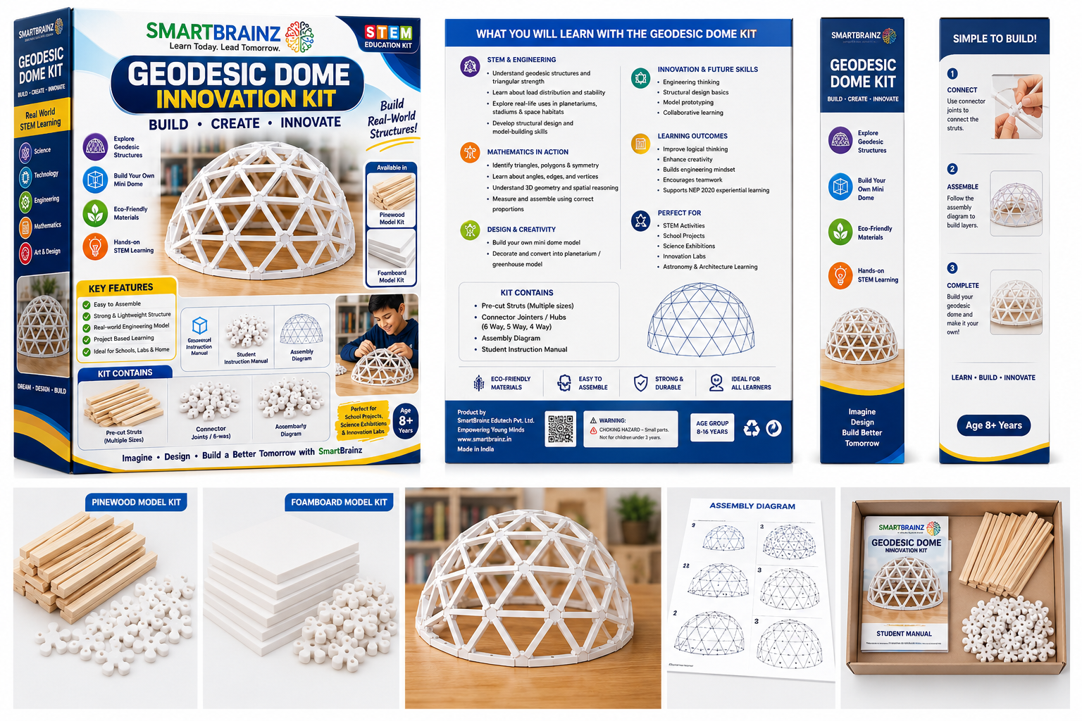 SMARTBRAINZ Geodesic Dome Innovation Kit - Image 2