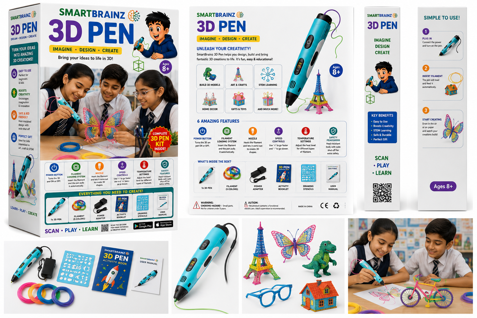 SMARTBRAINZ 3D Pen Kit - Image 2