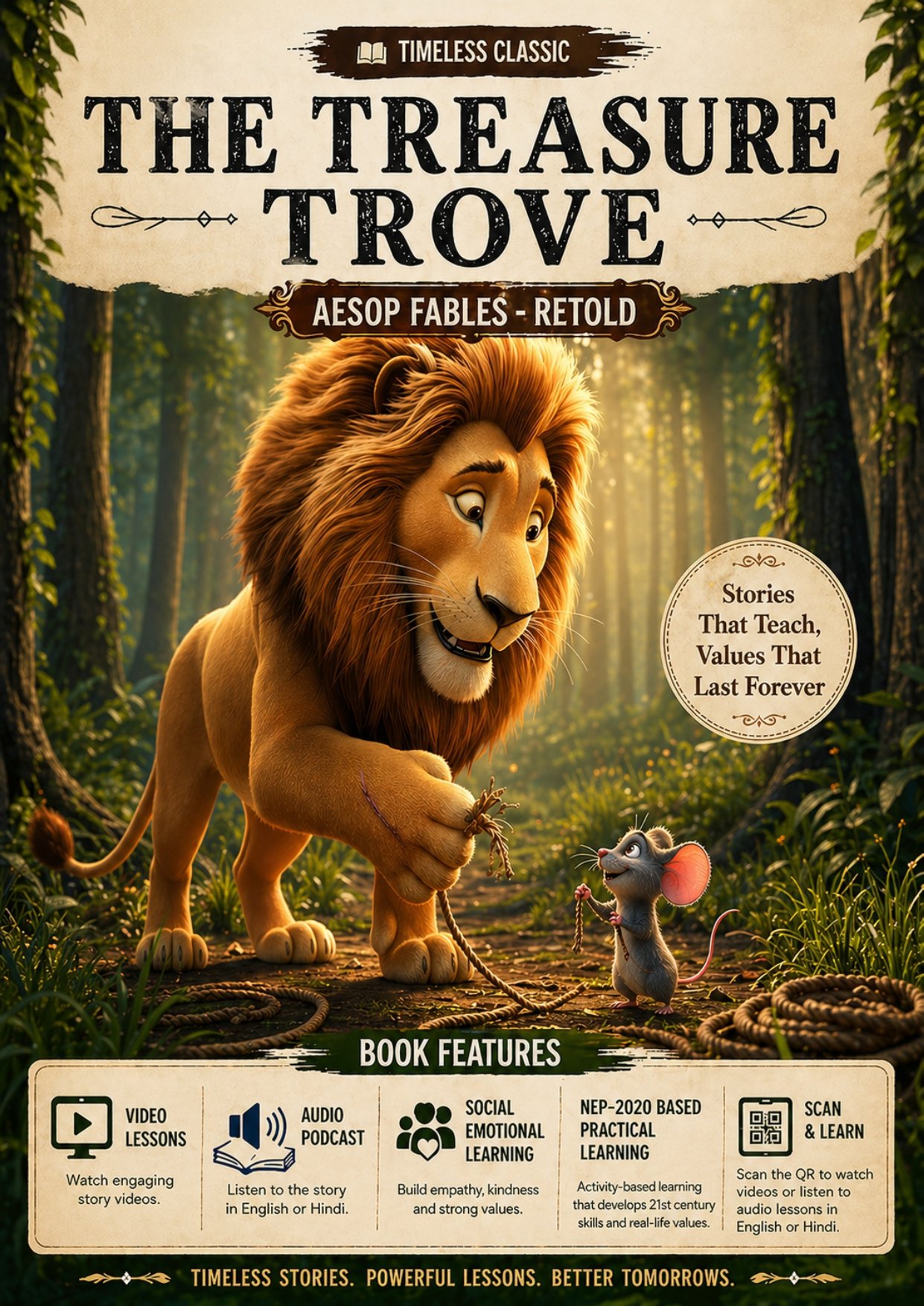 THE TREASURE TROVE – Aesop Fables Retold