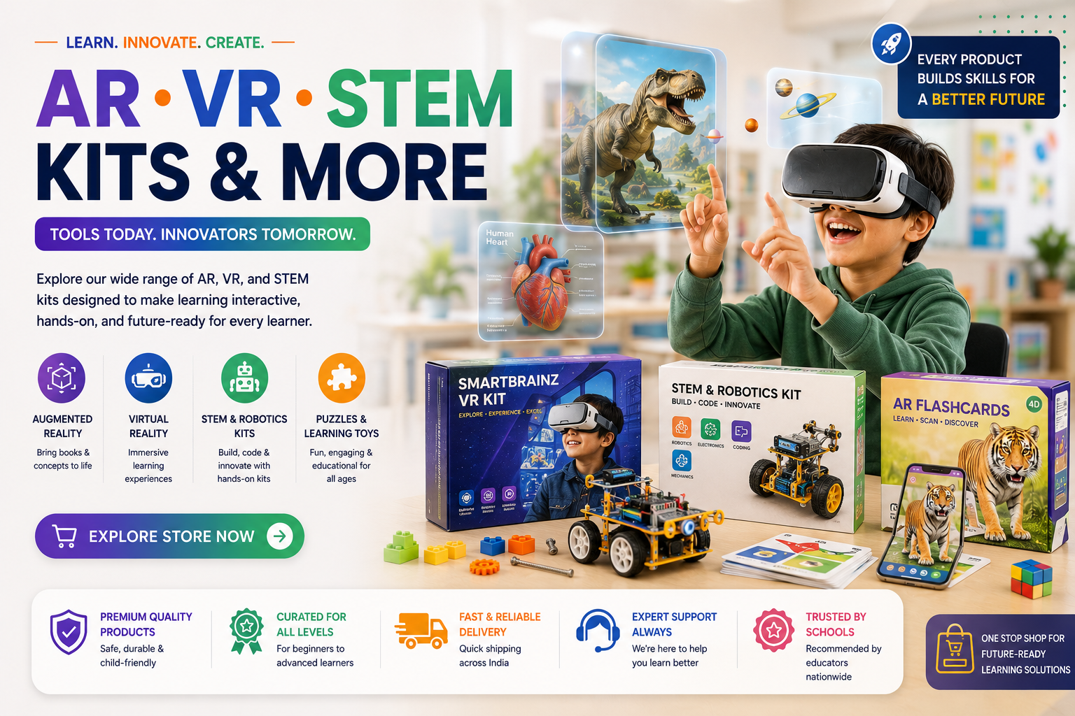 AR VR STEM Kits and Educational Products