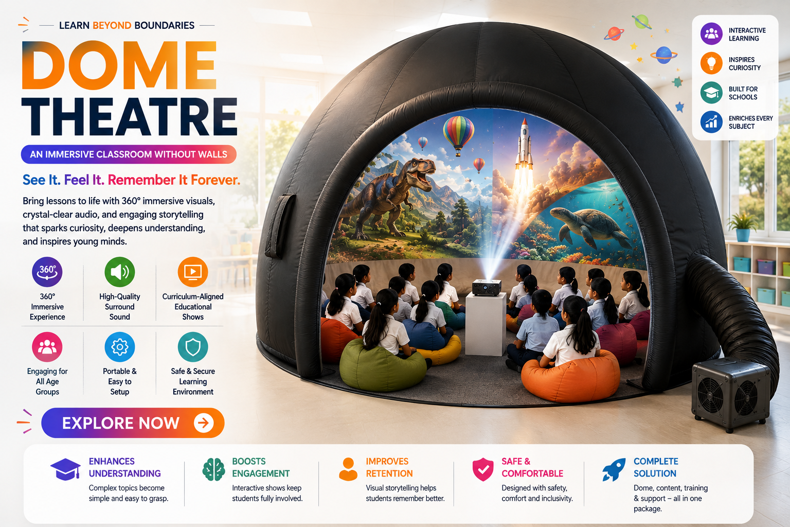 Dome Theatre - Immersive Classroom Without Walls