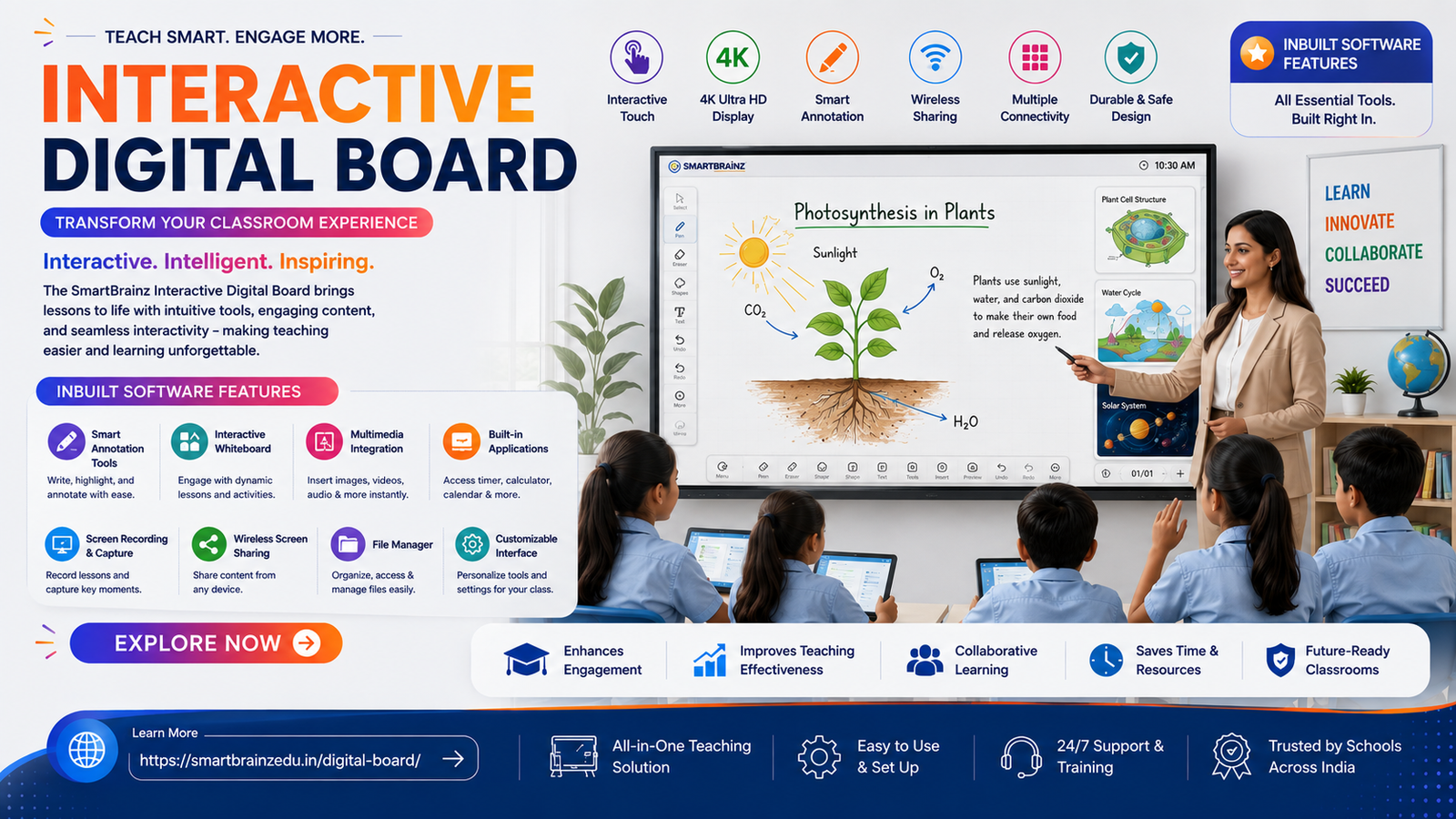 SmartBrainz Interactive Digital Board