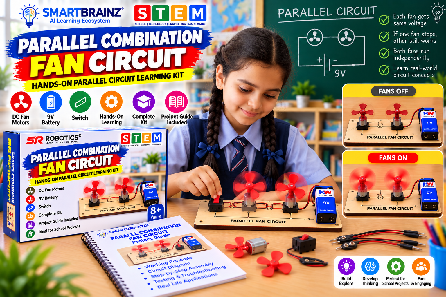 Parallel Combination Fan Circuit