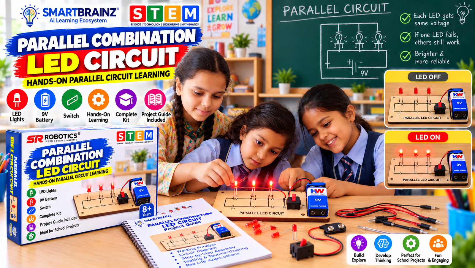 Parallel Combination LED Circuit