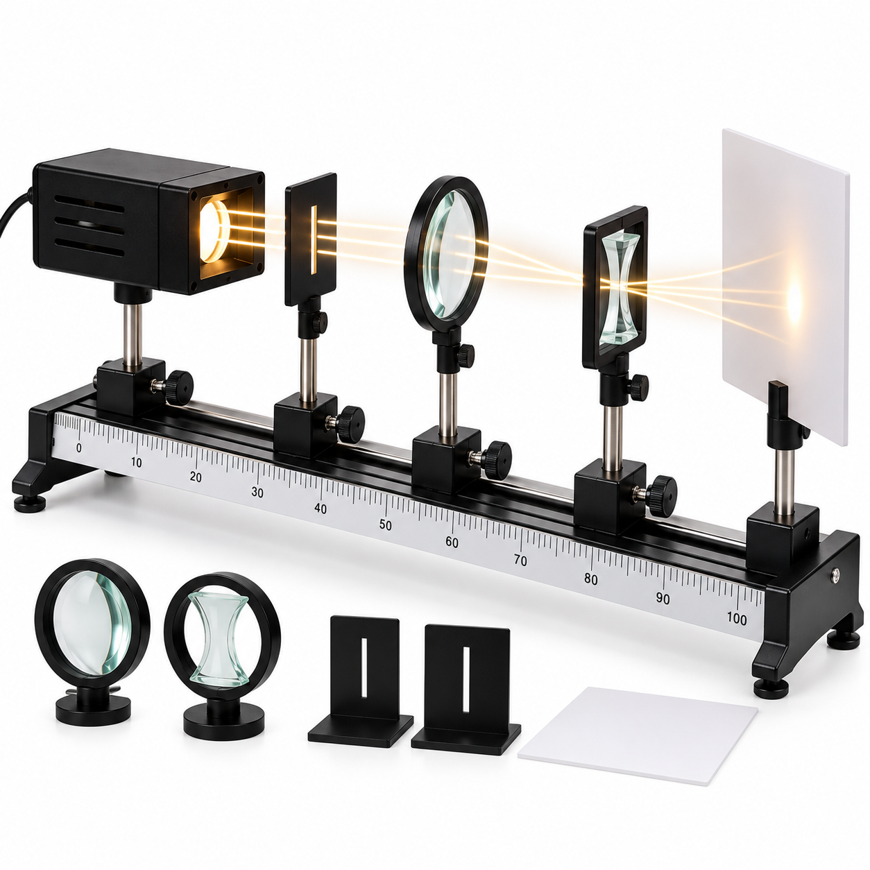 Refraction Through Lenses Model