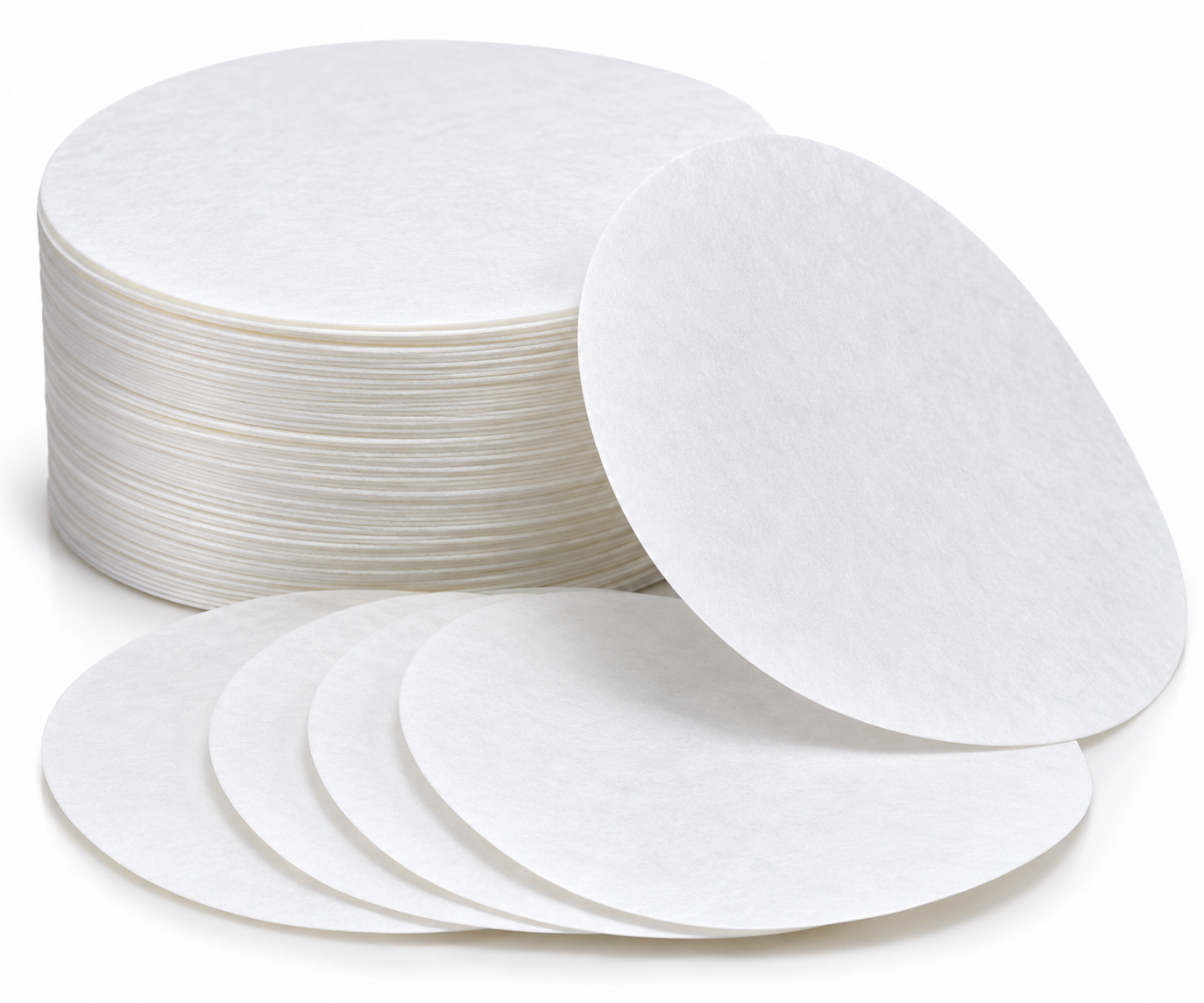 Filter Paper 110mm Diameter, White Colour for School
